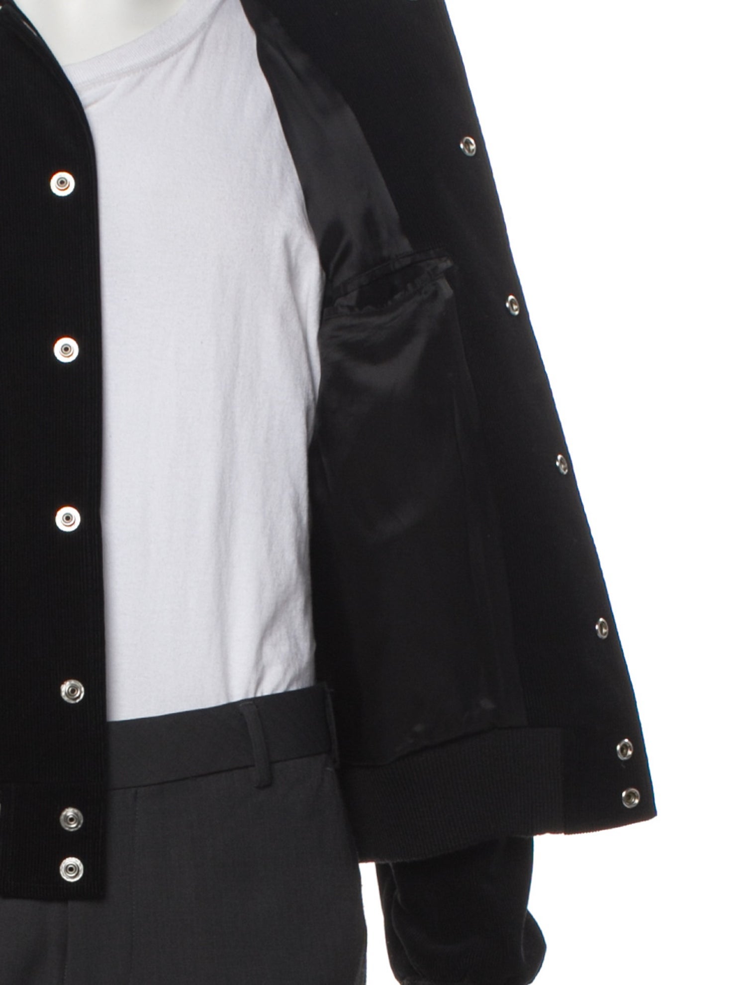 Celine Corduroy Striped Varsity Jacket